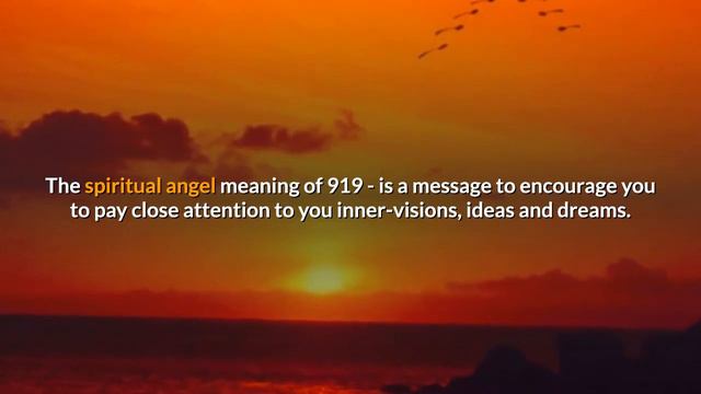 Angel Number 919 Meaning
