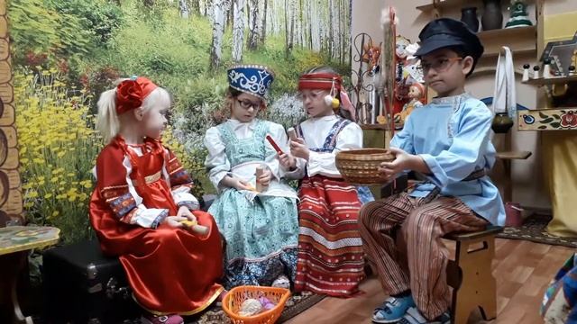 Русская народная игра "Калечина-малечина".