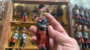Старинные солдатики из папье-маше Франция конец 19 века / Antique Papier-mâché toy soldiers France