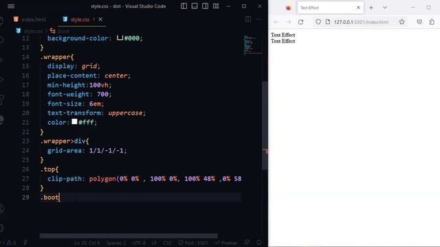 css 3d text effect | css tutorial
