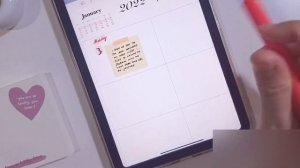 iPad Mini 6 Journal with Me Digital Planner, January 2022