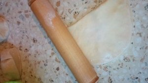 Лепешки с творогом и кинзой