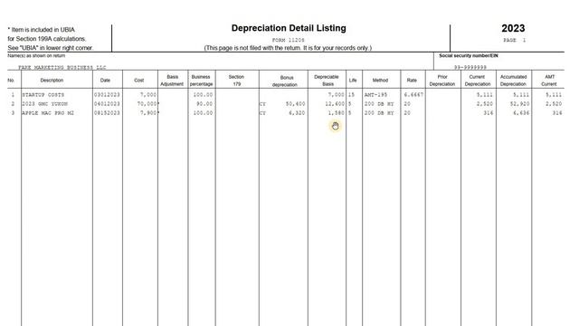 IRS Form 4562 (Depreciation & Amortization) - Bonus Depreciation for 2023 смотреть онлайн