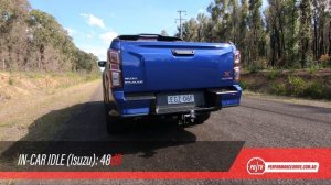 2021 Isuzu D-Max vs Ford Ranger: 0-100km/h & comparison