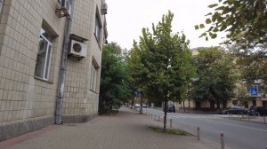 #14 Walking tour Kyiv city, Ukraine - Bankova street - [4k video]- September 2021