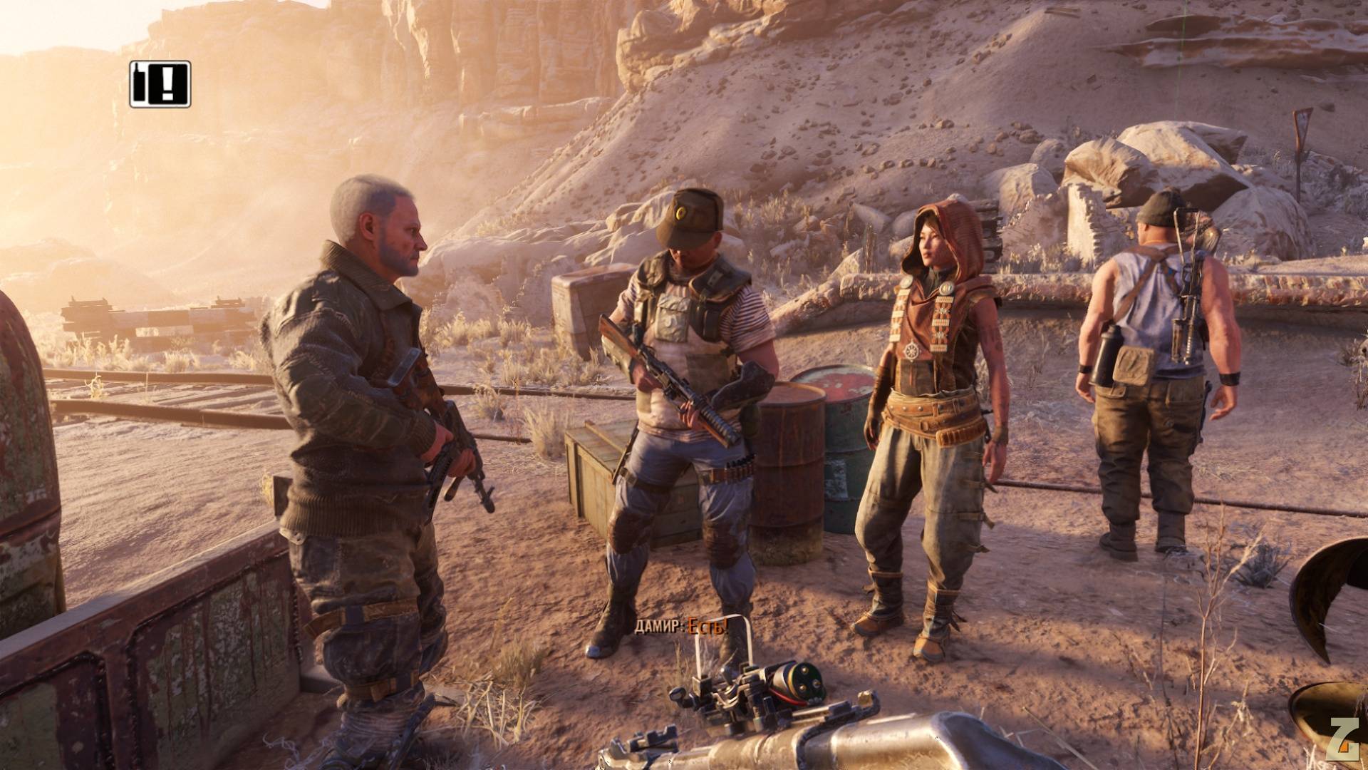 Metro  Exodus . ЗАбрал воду у нефтяников. Отбили атаку.