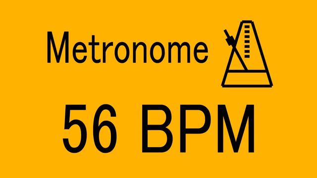 56 BPM METRONOME FOR TRAINING MUSICAL INSTRUMENT  楽器練習用 メトロノーム  practice