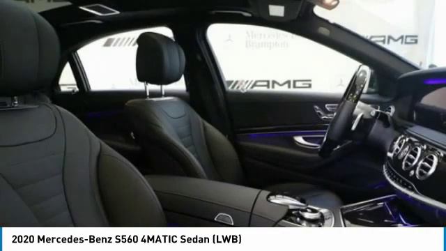 2020 Mercedes-Benz S560 4MATIC Sedan LWB FOR SALE in Brampton, ON 20MB788 смотреть онлайн