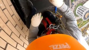 Промальп. Монтаж прижимной планки, герметизация кровли.