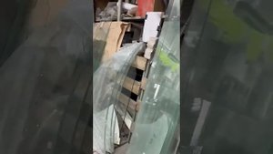 Стеклопакет из гнутого стекла. #гнутоестекло #гнутыйтриплекс #гнутоестекло