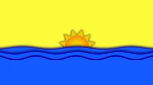 Футаж HD. Море и солнце - фон
