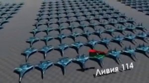 Страны по Количеству Военной Авиации 2021