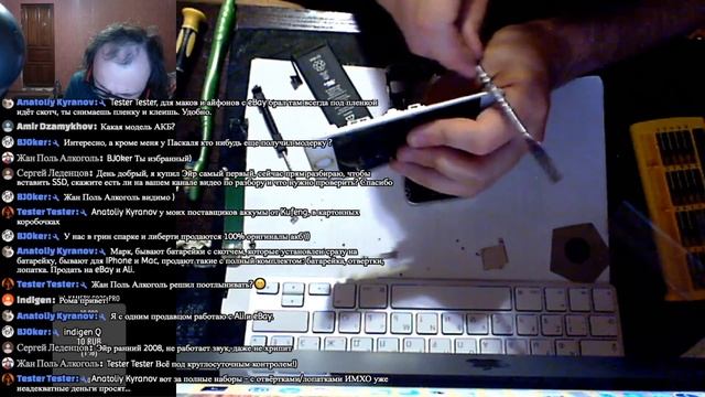 Стрим 29.05.2020 iPhone 5S замена батареи смотреть онлайн