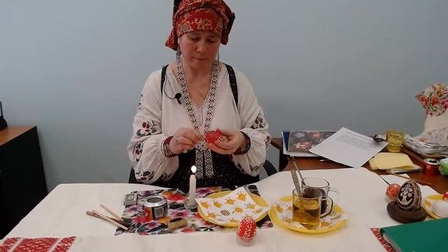 Онлайн мастер-класс по росписи пасхальных яиц Свято писанки