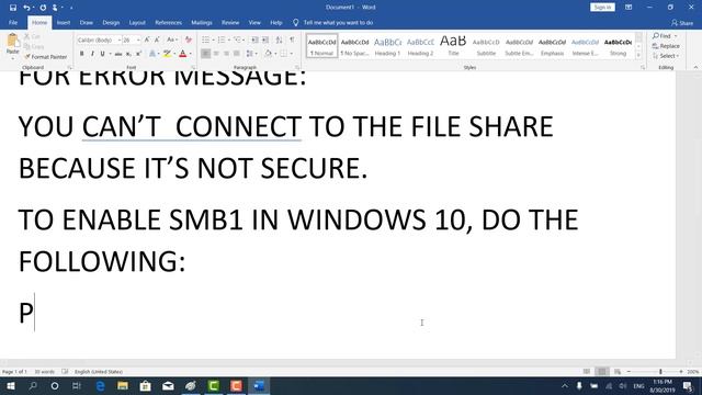 ENABLE SMB1 SHARING PROTOCOL IN WINDOWS 10 смотреть онлайн