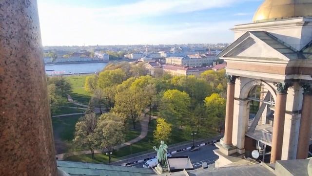 В Санкт-Петербург на выходные, отель Соната в центре города, Исаакиевский собор смотровая площадка. смотреть онлайн