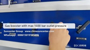 Suncenter gas booster pressure test machine with max 160 Mpa pressure