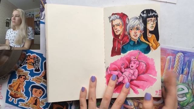 СКЕТЧБУК С ПОЛНОЦЕНКАМИ! смотреть онлайн