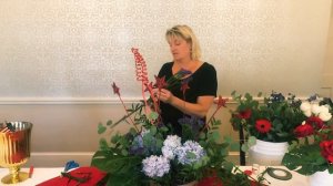 Fourth of July Floral Arrangement and Napkin Folding with UC Purchasing Director Dayna