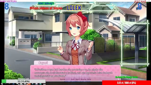 Doki Doki Literature Club | Oceniam Kanay | #LOLEK #Victoria S #Doki Doki Literature Club смотреть онлайн