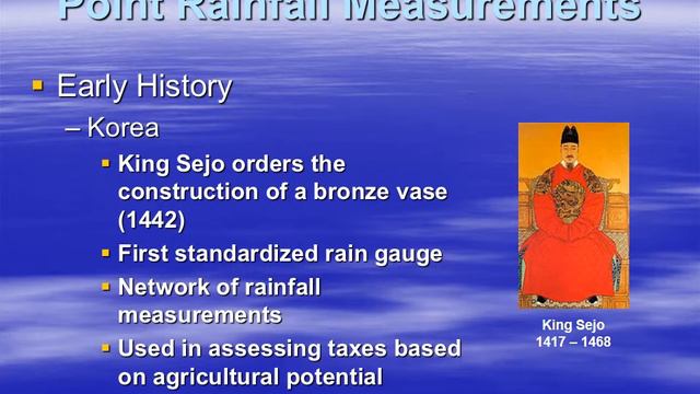 ATSC 240 Rainfall Measurements - History смотреть онлайн