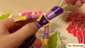 Шамаханская Царица/Распаковка деревянной игрушки/Три богатыря мультик из игрушек обзор