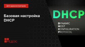 Базовая настройка DHCP