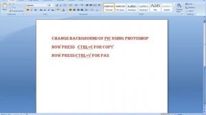 change background in Photoshop -By Shahid Iqbal Rehan