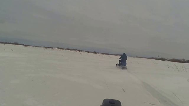 Легкий небольшой снегоход и мотобуксировщик Альбатрос-L смотреть онлайн