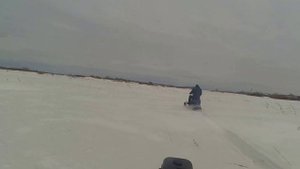 Легкий небольшой снегоход и мотобуксировщик Альбатрос-L