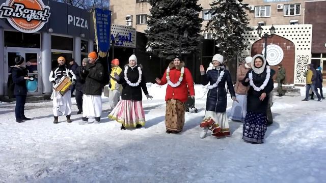 Маха Мантра Харе Кришна. Харинама, 25.02.2018, Мариуполь (3 эп.) смотреть онлайн
