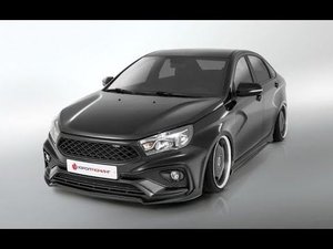 Lada vesta устанавливаем мухобойку и Красим колёса