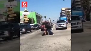 Задержание женщины в Америке
