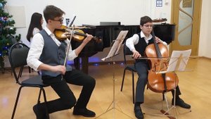 Танец Анитры из оперы Пергюнт исполнители Алекс ЗАДОНСКИЙ и Владимир Федотов. Скрипка и Виолончель.