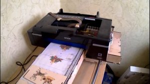 Планшетный принтер из Epson P50 (DTG printer)