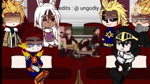 Pro heroes react to middle school Deku || Bnha/mha