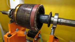 Балансировка ротора электродвигателя 300кг