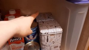 Хранение запасов продуктов в кладовке