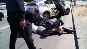 Силовое задержание! Полиция ...задержание