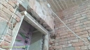 Демонтаж старой не стандартной двери и монтаж дверной перемычки .