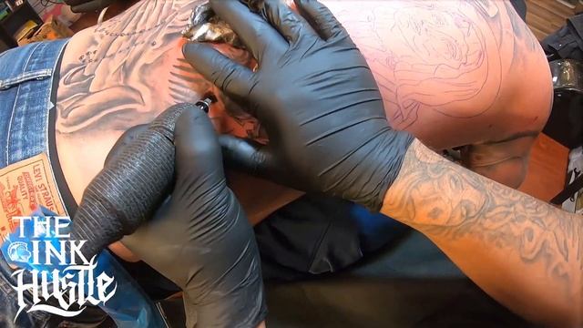 THE ULTIMATE JESUS BACK TATTOO | part 2 FINAL SESSION смотреть онлайн