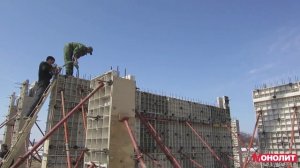 Монолитные стены и колонны