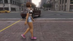 GTA V MODS Mai Shiranui retexture new face (Tanned skin)