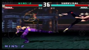 Tekken 3 | With Nina Survival Mode | Nitin Soni Gaming