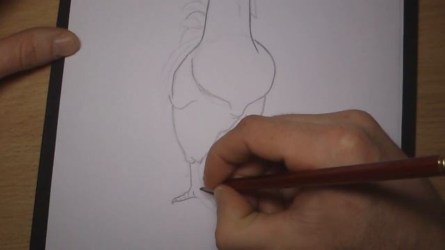 КАК НАРИСОВАТЬ КУРИЦУ( НАБРОСОК) смотреть онлайн