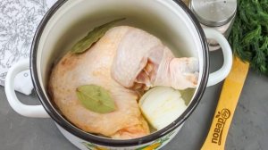 Бульон из куриных окорочков