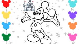 Рисуем пластилином Мики Мауса . Как Рисовать пластилином Мики Мауса. Рисование и лепка для детей