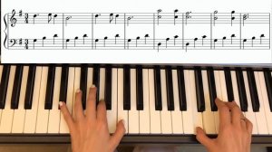 Silent Night  Tutorial Как играть на фортепиано