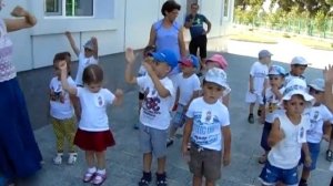 Флешмоб Зарядка (Солнышко Лучистое) - ДС Dostluk 13.07.2018 (День здоровья)