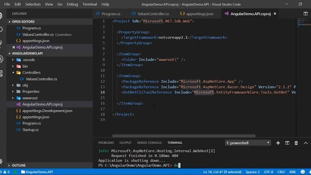 How to connect .net core application with sql server using visual studio Code | Part-1